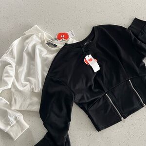 Two Sweater Crop tops